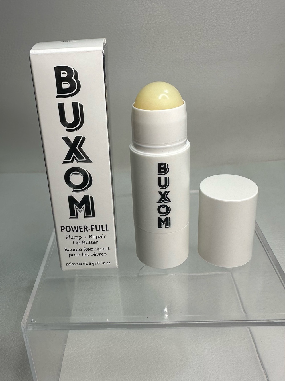Buxom Power-Full Plump + Repair Lip Butter — Cream